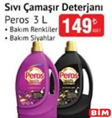 PEROS SIVI ÇAMAŞIR DETERJANI 3 L